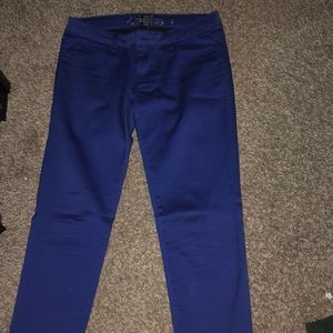 Royal Blue skinny jeans